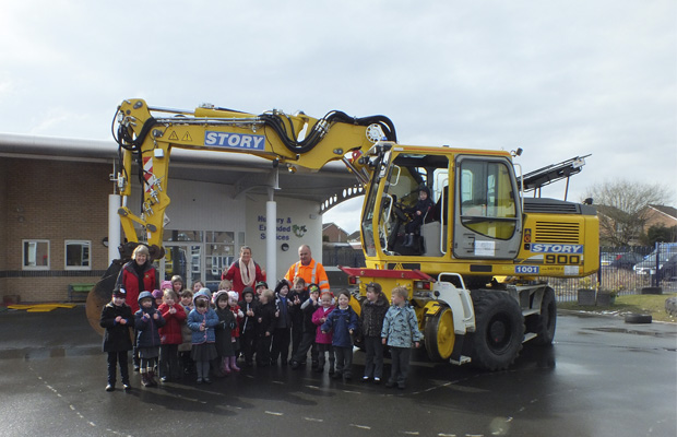 Kingmoor Infant School Gets A Visit