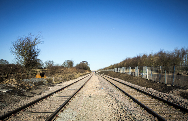 Track completion marks another significant milestone for Britain’s newest train factory