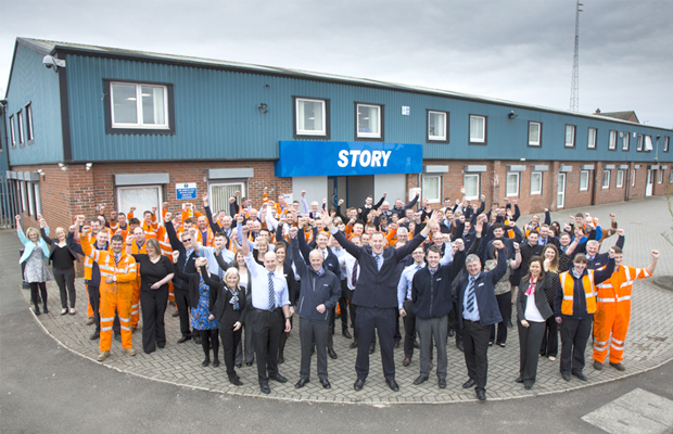 Story Contracting among 100 fastest growing businesses in the UK