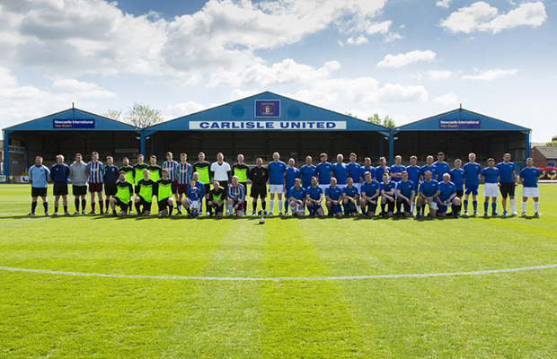 Story ‘Old Firm Derby’ kicks off fundraising for Charity Partner 16/17 at Brunton Park