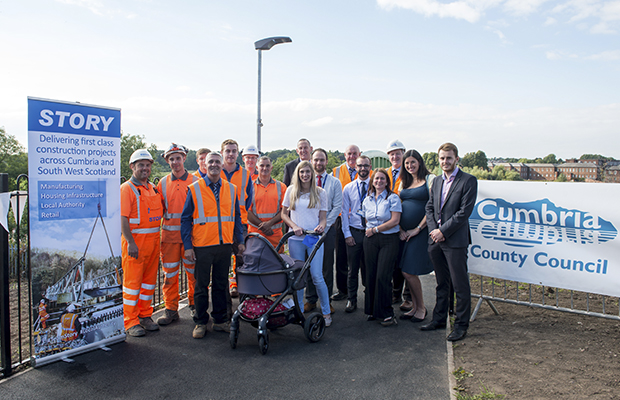 Currock Cycleway Bridge officially opens