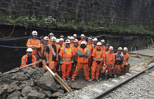 Queen Street Tunnel Slab Track works completed five days early