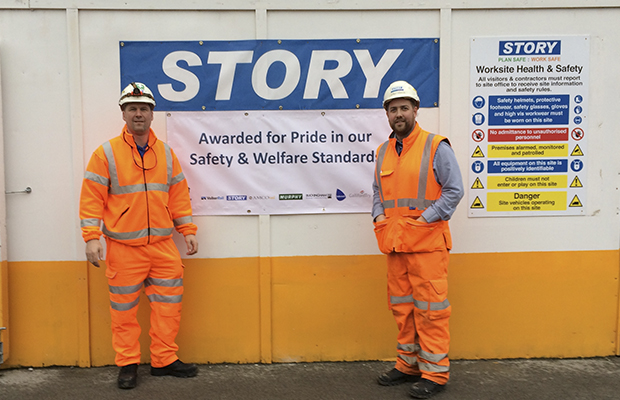 Network Rail safety banner awarded to Mersey Loop