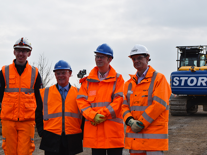 MP visit to Plymouth Road Bridge Blackpool