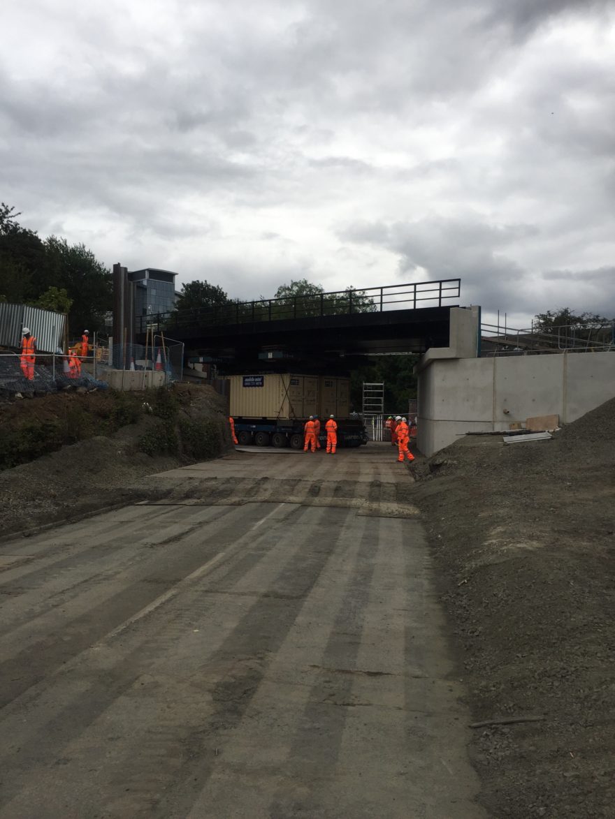 Tyne and Wear Metro’s new bridge is installed at Killingworth Road