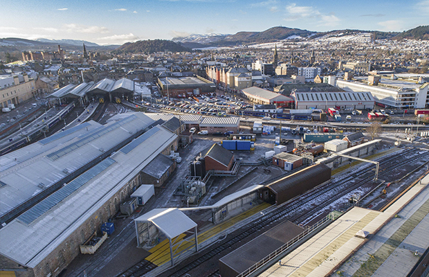 Changing trains in Scotland