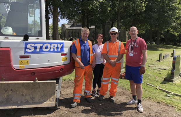 Story Contracting helps transform Liverpool churchyard