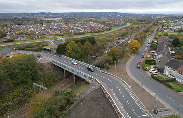 £4m railway bridge reopens two weeks early