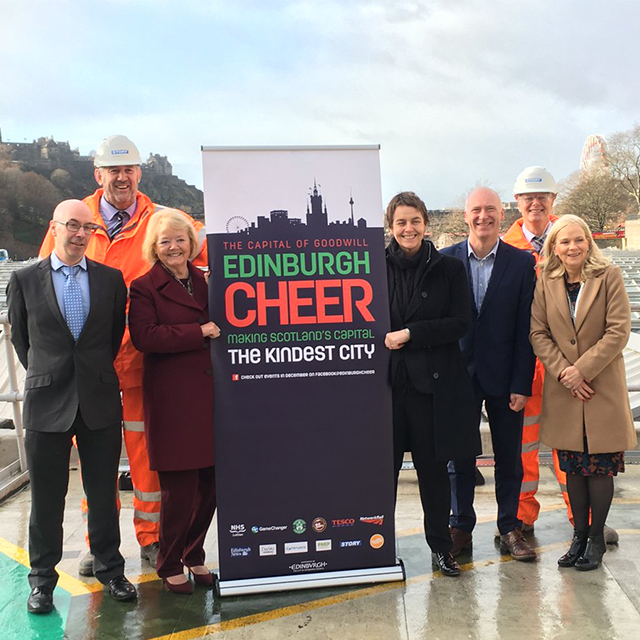 Story Contracting takes part in ‘Edinburgh Cheer’ charity campaign