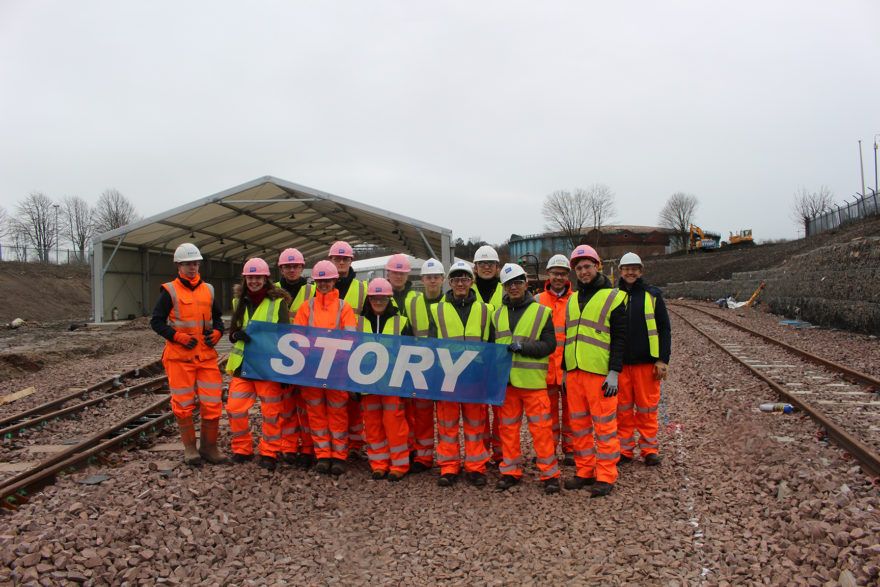Story Contracting welcomes Heriot Watt students to Glasgow site