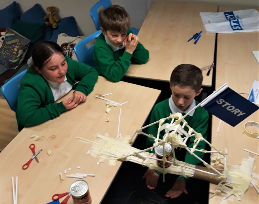 Team Story build bridges to inspire the next generation