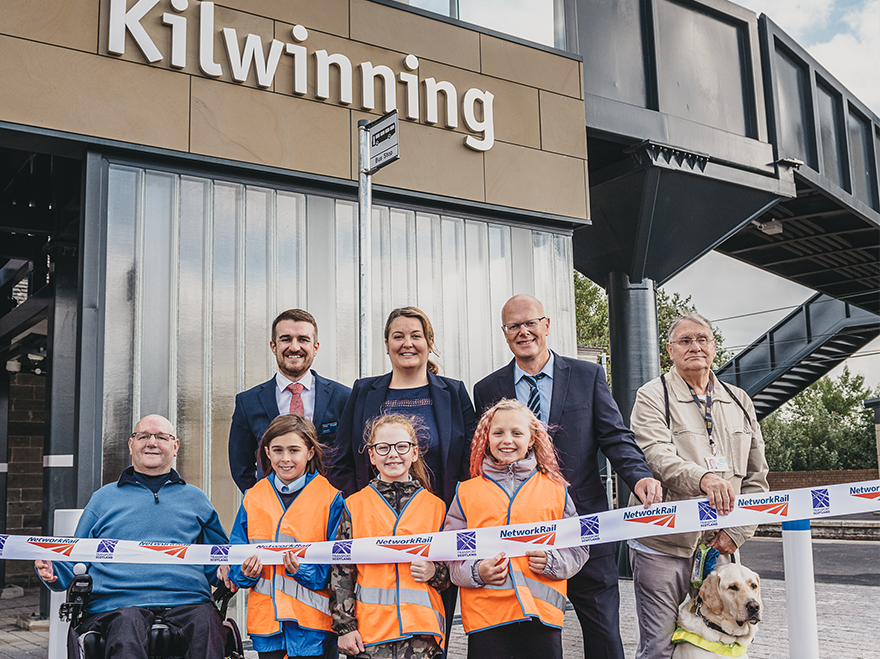 Accessibility at Kilwinning Station given a lift