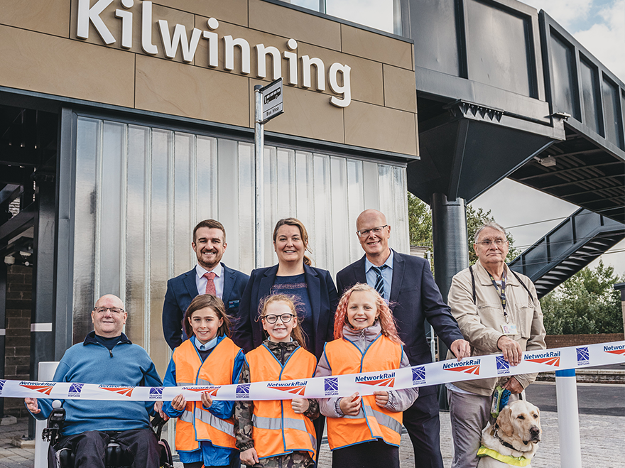 Accessibility at Kilwinning Station given a lift Story Contracting