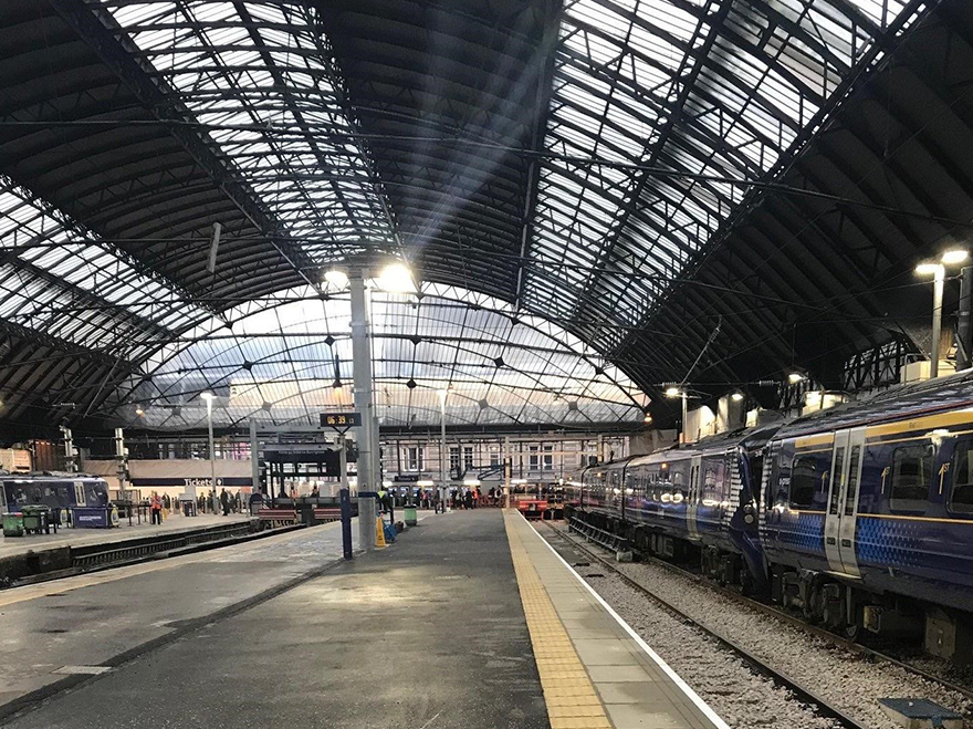 Platform extensions complete at Glasgow Queen Street Station