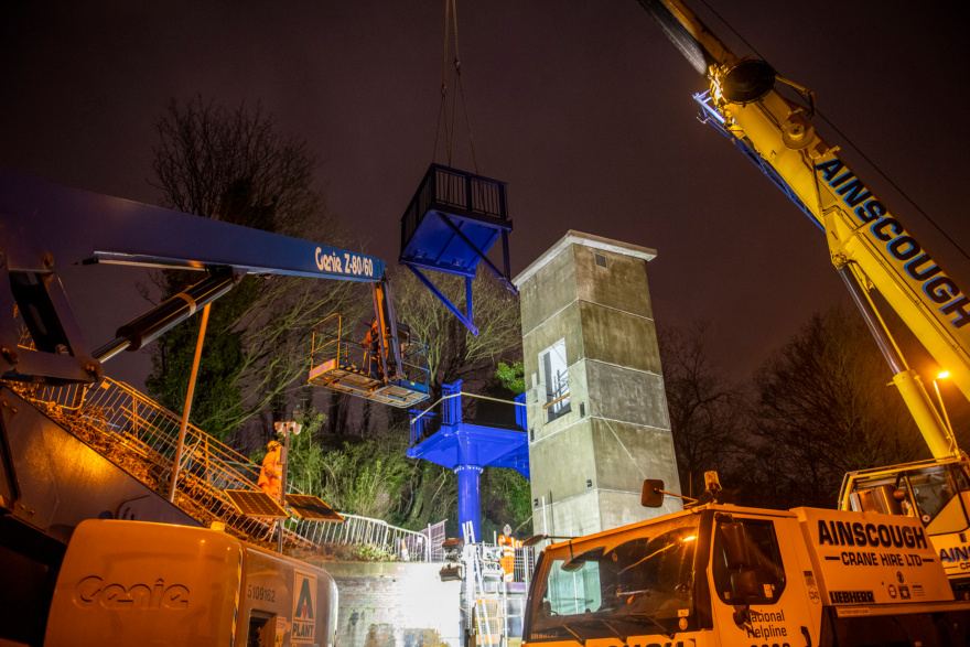 Steelwork installed at Mills Hill AfA Scheme