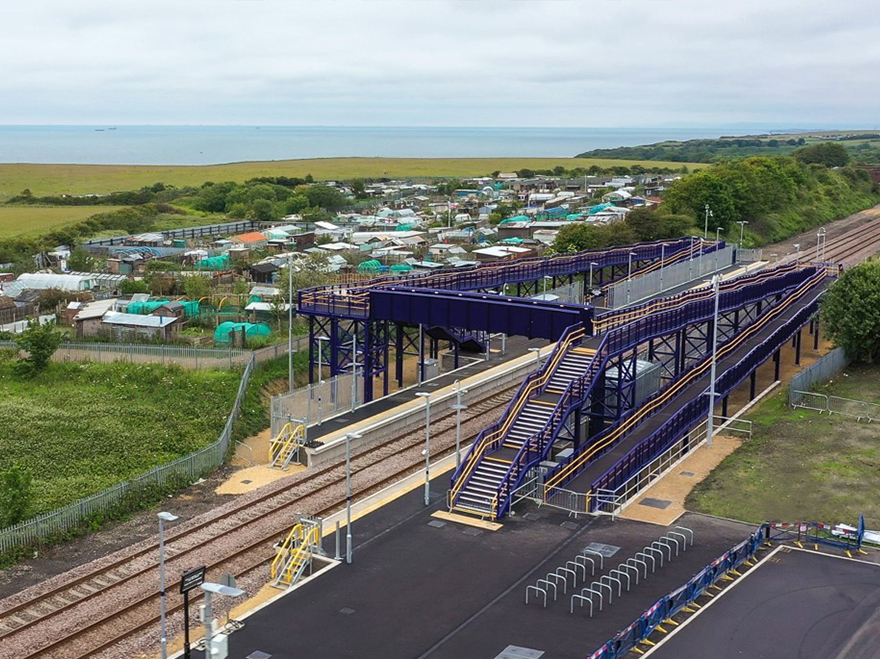 First train arrives at Horden Railway Station as it officially opens to