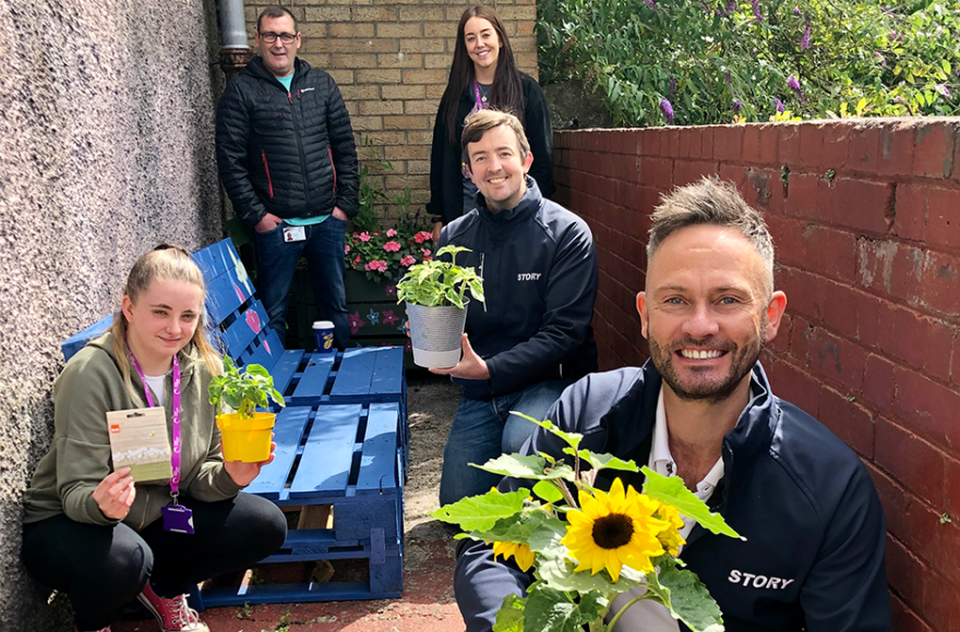 Story Scotland’s support blooms for charity