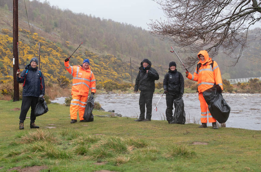 Story Contracting take part in Northumberland National Park litter pick