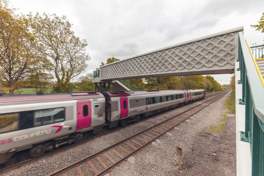 Whitacre footbridge has been successfully installed