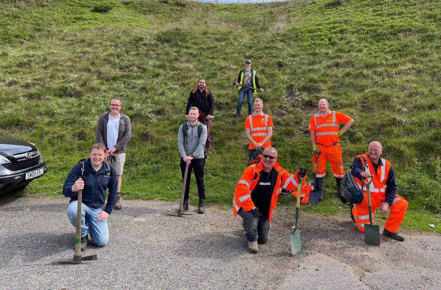 First volunteering hours logged on the Hope Valley Capacity Scheme