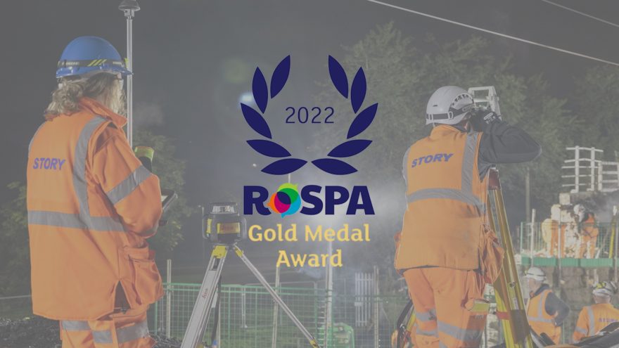 Story Contracting receives RoSPA Gold Award for health and safety achievements