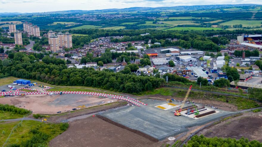 Project milestone at Ravenscraig WCML