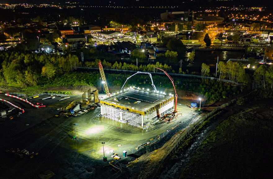 Ravenscraig project prepares for one of the largest bridge lifts in Europe