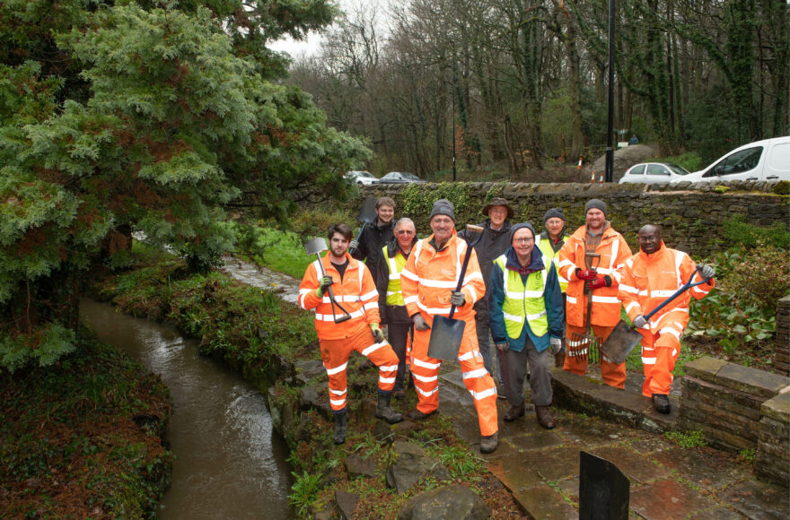 Hope Valley Railway Upgrade gives back to local community garden