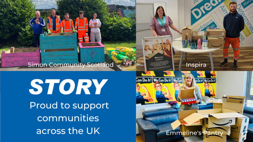 Nine charities across the UK receive #TeamStory support