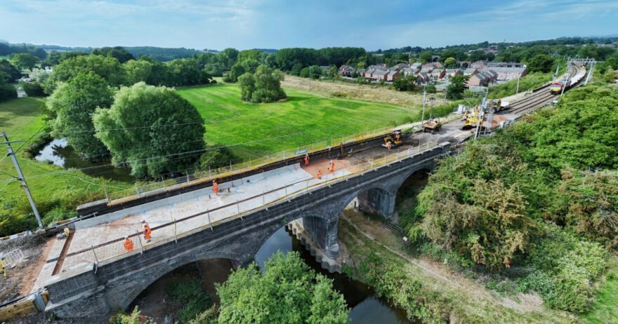 Network Rail and Story Contracting complete essential River Trent viaduct works